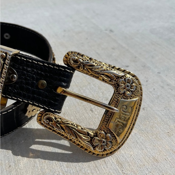 Vintage Jose Cotel Belt- Made in France 1986 - Size 24”-27” - Picture 4 of 10